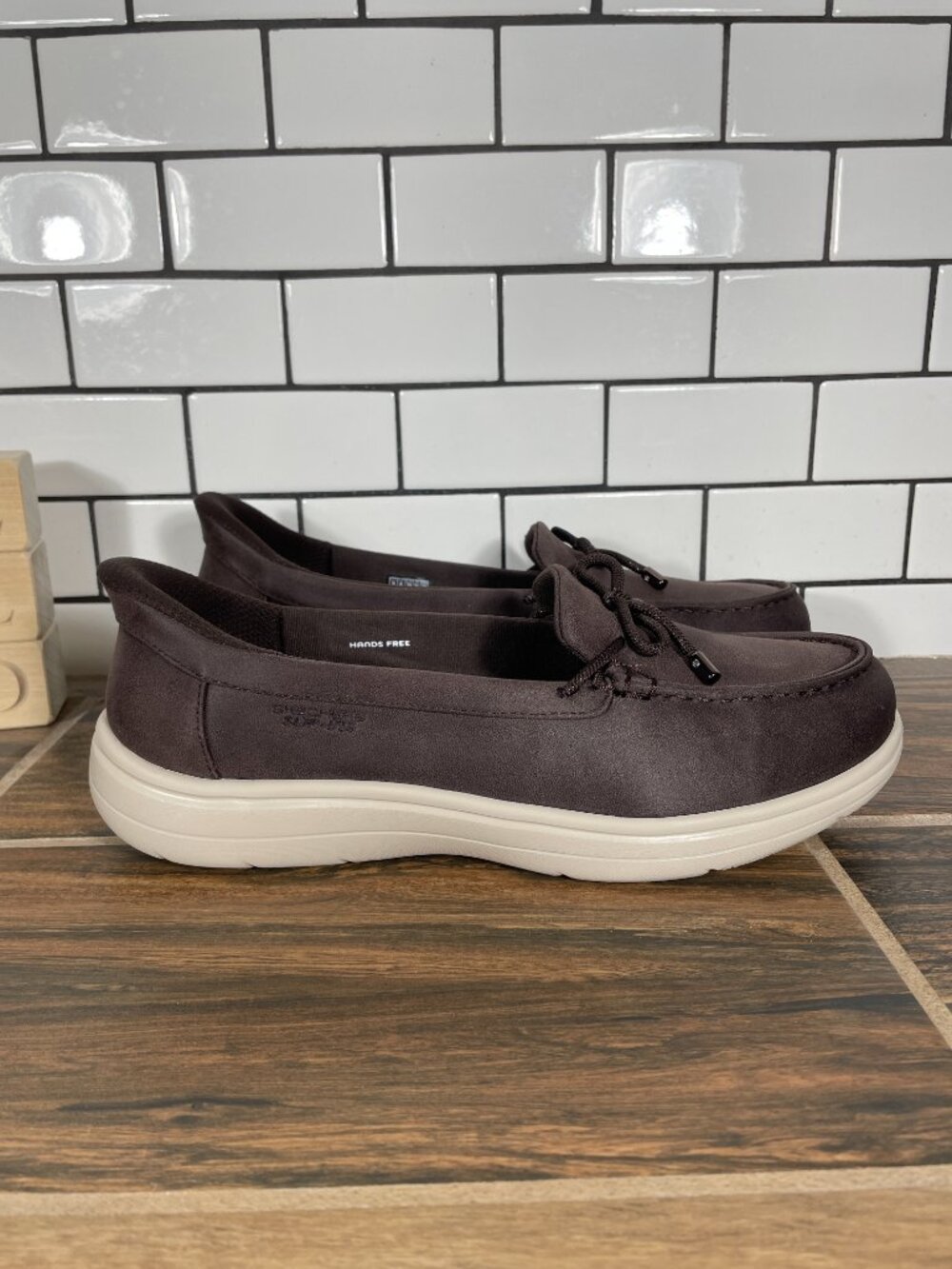 Skechers Slip-ins On The GO Flex Lana Shoes Womens Size 9 Chocolate Hands Free - Picture 3 of 12